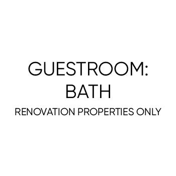 GUESTROOM: BATH